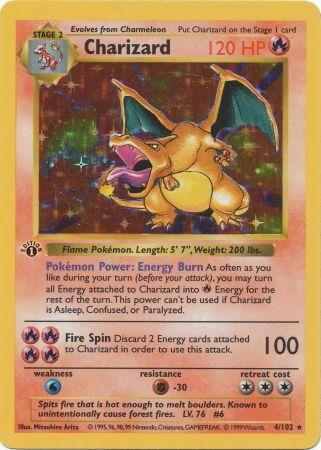 Charizard First Edition